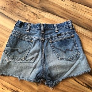Vintage cut off shorts size 16 : see measurements Wranglers